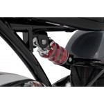 Elektrická motorka Chopper Warrior - sivá